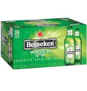 Heineken, 24PK Bottles - 12OZ Each
